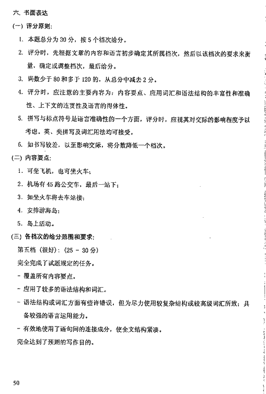 2008年成人高考考试真命题及答案（高起专）英语(图13)