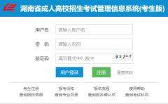 2020年湖南省成人高考报名时间是什么时候？