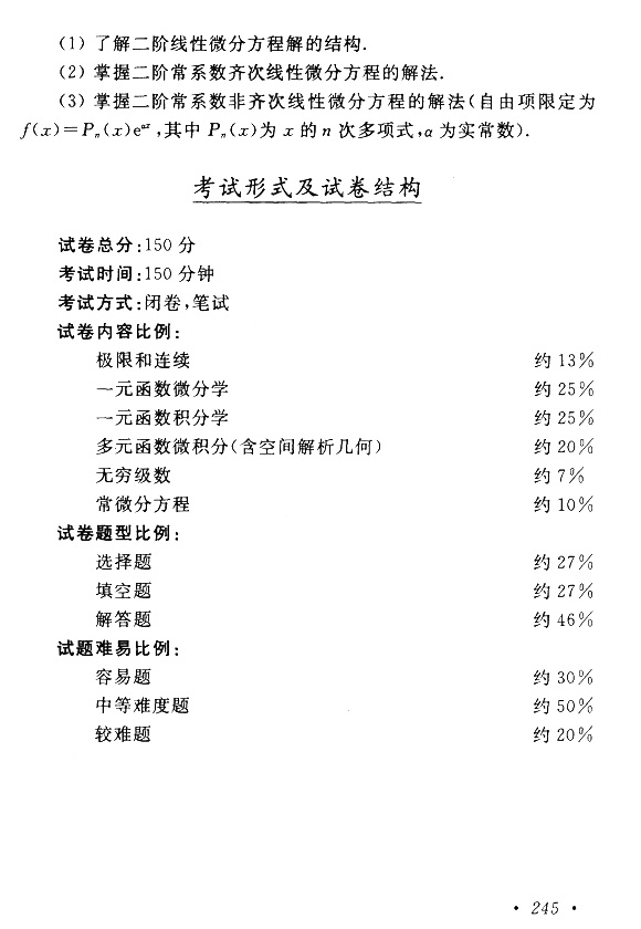 2020年成人高考专升本高数（一）考试大纲(图10)