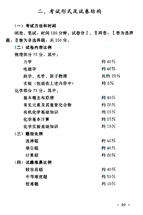 2020年湖南成人高考高起点《物理》考试大纲：(图10)