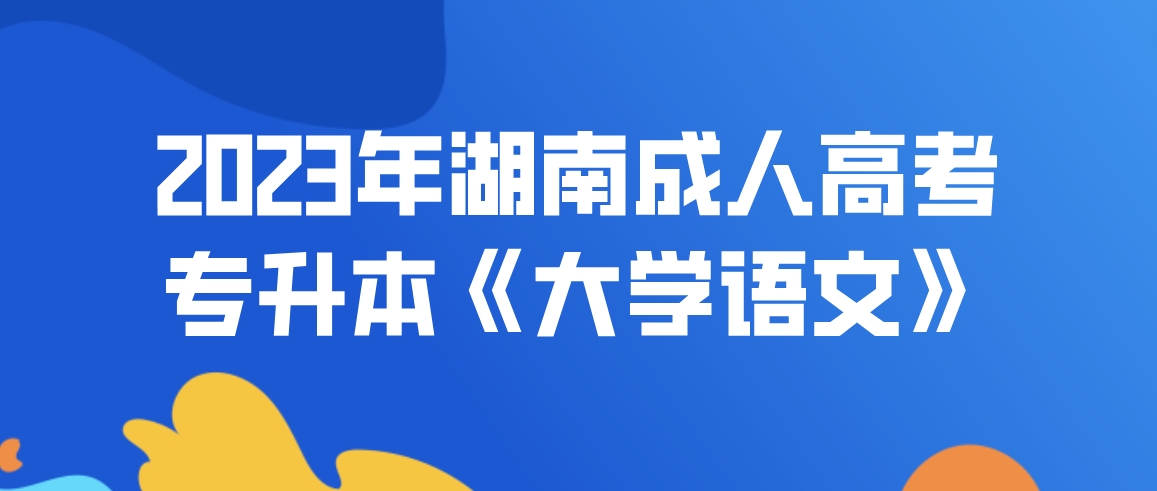 2023年湖南成人高考专升本《大学语文》考前冲刺速成必备考点：小说戏剧(图1)